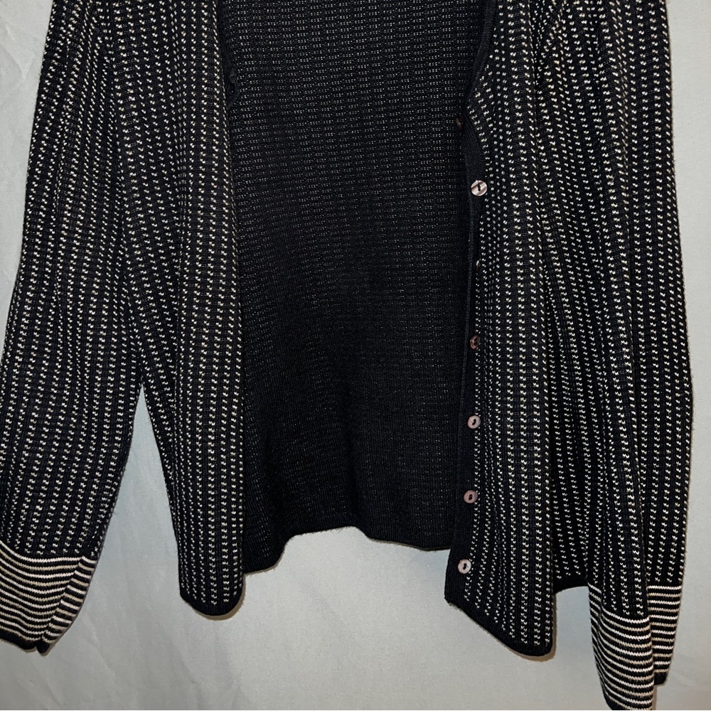 Black Pattern Button Up - image 2